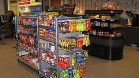 chips and other snacks at the Titan Store