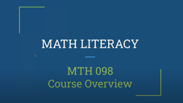 LCC's Math 098, Math Literacy Overview