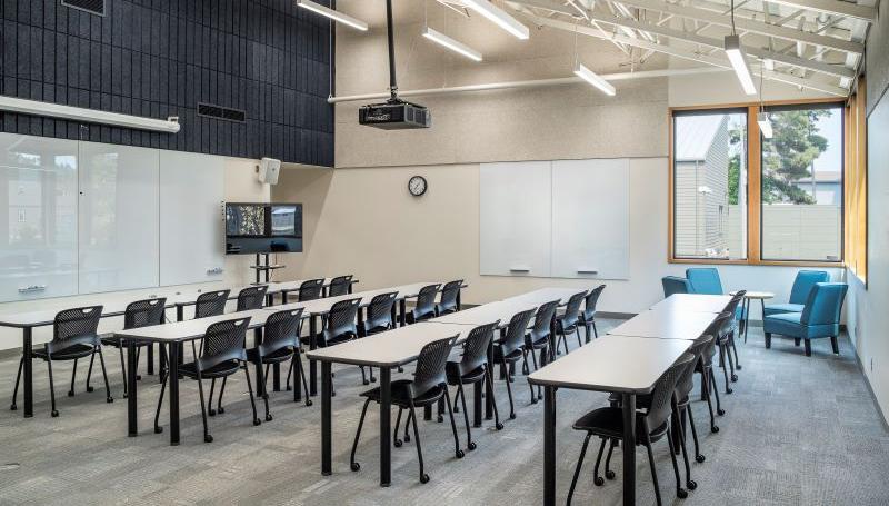 a large classroom in the Florence Center