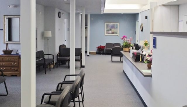The Lane Dental Clinic reception area