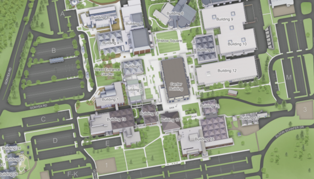 Picture of our campus map