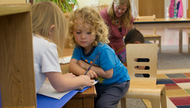 ECE kids in classroom