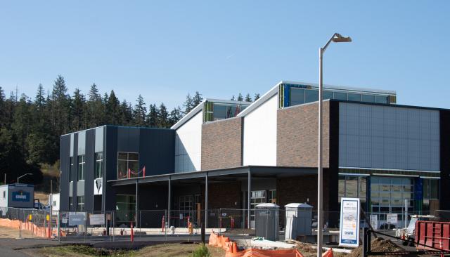Exterior of ITEC building viewed from the east
