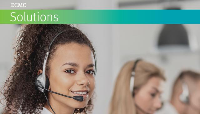a friendly phone operator for ECMC solutions