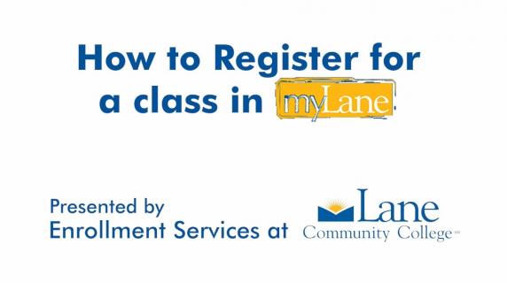 Registration Instructions | Registration, Schedules, and the Academic Calendar | Lane Community College Registration Instructions | Registration, Schedules, and the Academic Calendar | Lane Community College