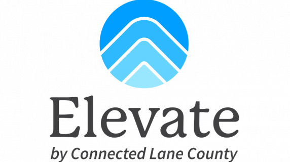 elevate by connected lane county logo