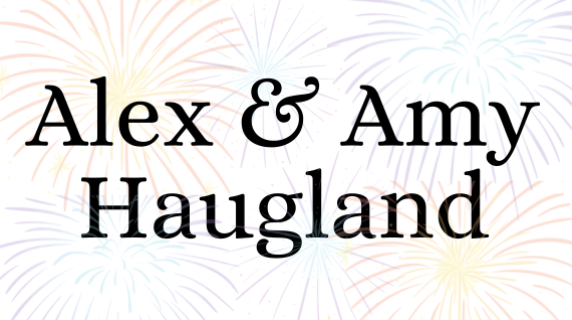 Alex and Amy Haugland