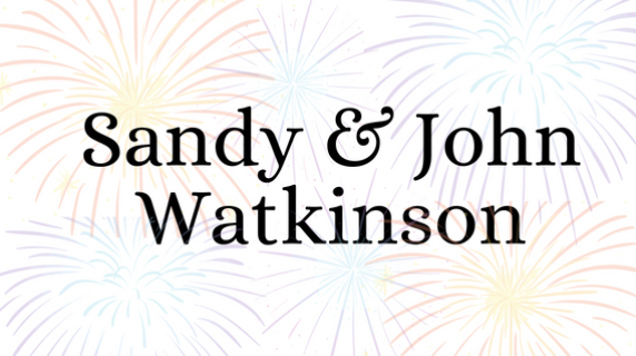 Sandy and John Watkinson