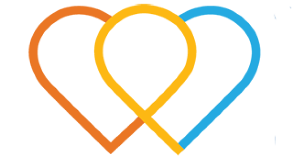 Student Health and Wellness Center logo showing two hearts joined together