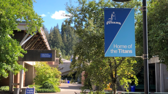 Entrance to the public safety office on main campus