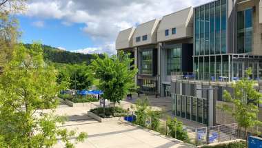 LCC main campus view of Dr Dale Parnell Center for Learning and Student Success