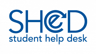 SHeD Student help desk logo