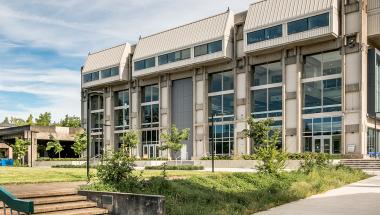 center building on main campus