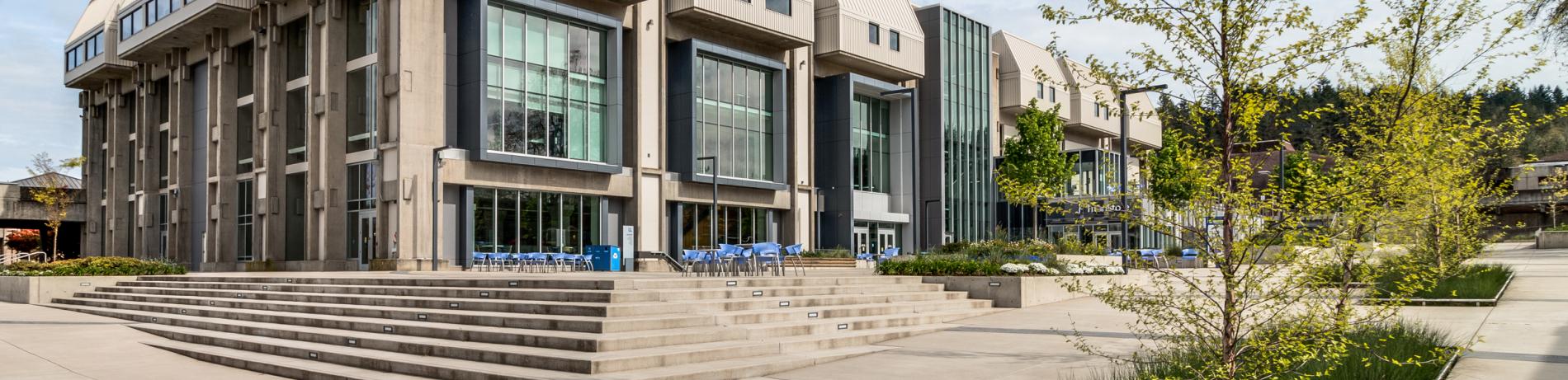 Center building at lane