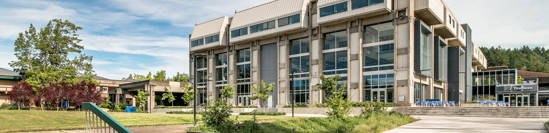 photo of center building on main campus