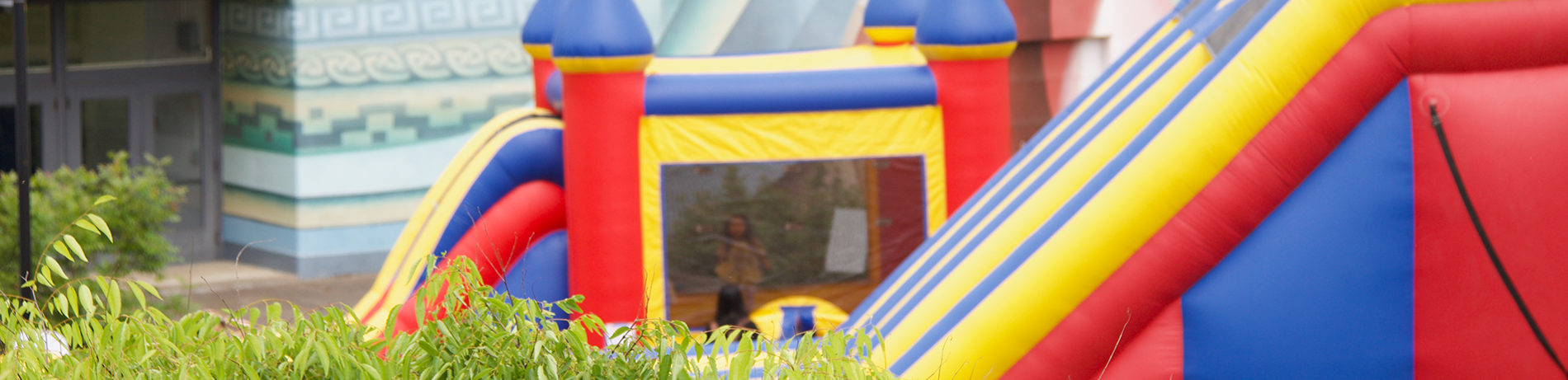 bouncy castles in bristol square