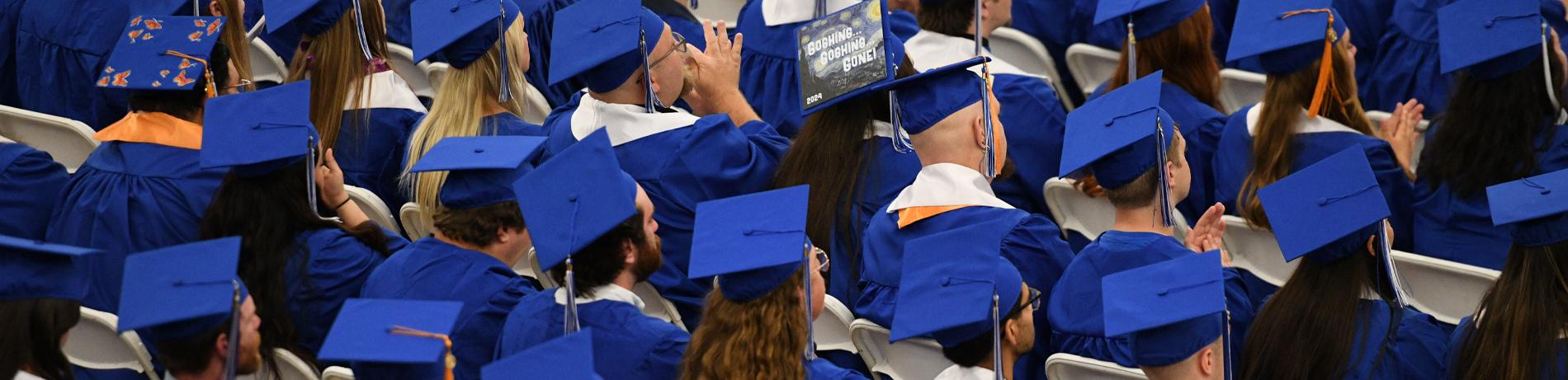 Graduates at the 2024 commencement