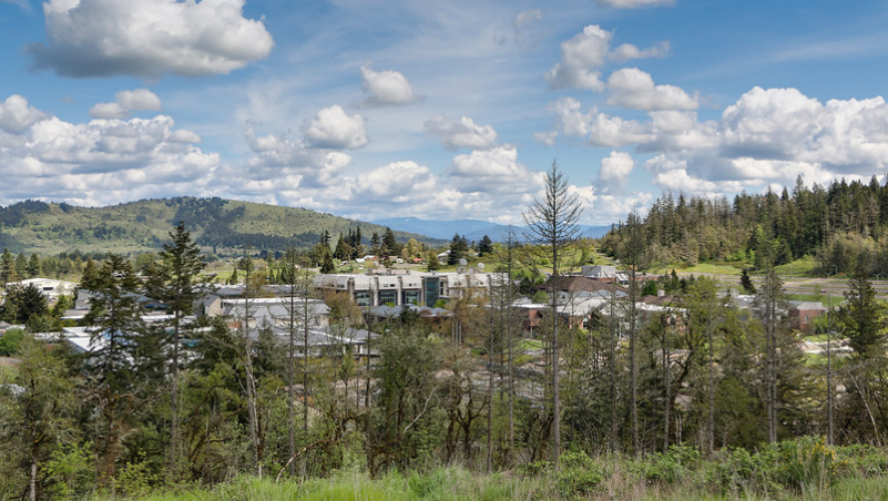 LCC main campus from east