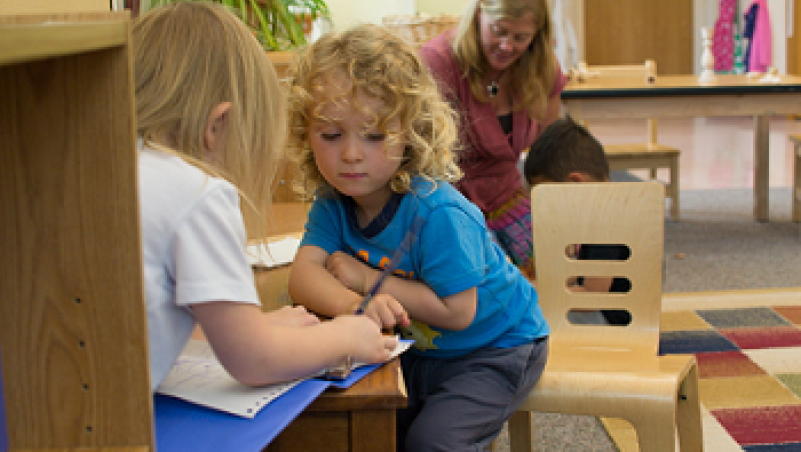 ECE kids in classroom