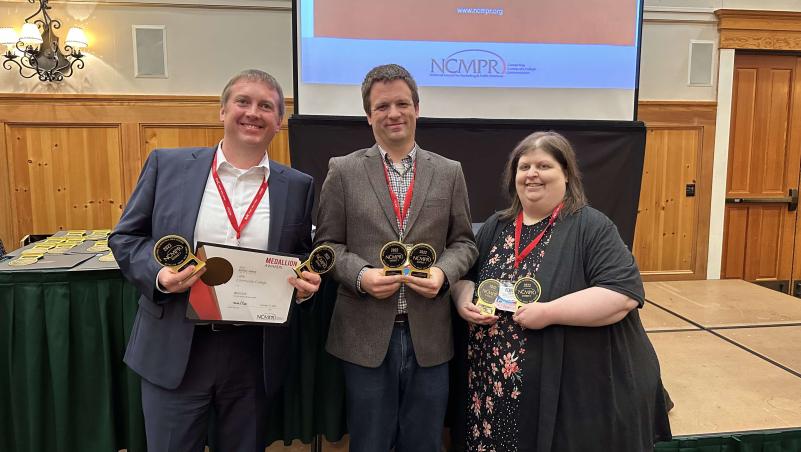 2022-10-19 NCMPR Awards - Brett Rowlett, Kyle Schmidt, Rebecca Long