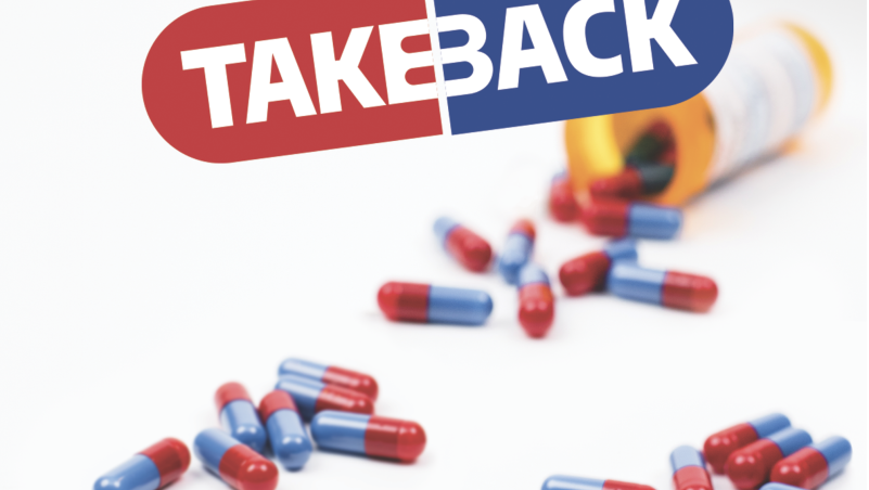 DEA National Takeback day - turn in unneeded medication for safe disposal