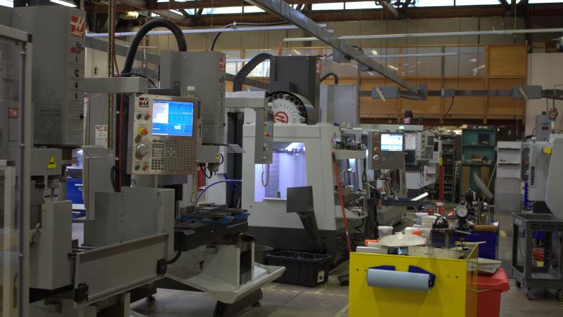 CNC lab with new machines