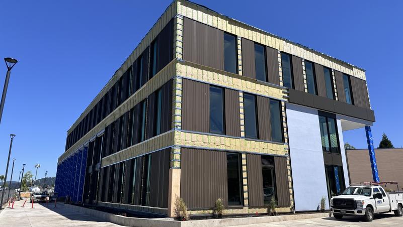 Construction of LCC's new Health Professions Building nears completion
