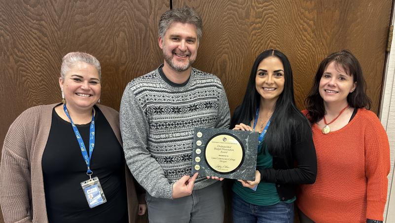 LCC's Budget Team - Deja Grant - Jonathon Campbell - Alejandra Collazo Gonzalez - Kara Flath