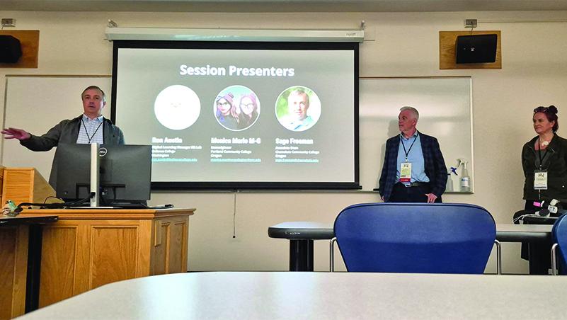 A conference session at NW E Learn at Lane Community College