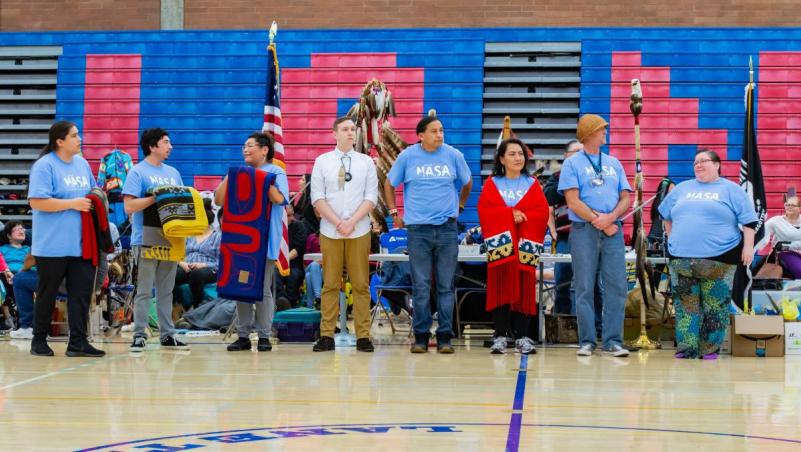 Native American Pow wow dancers