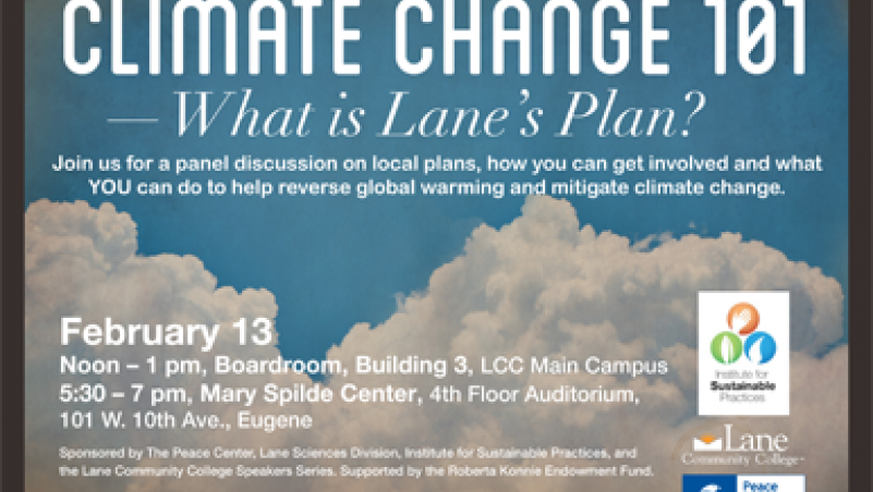 Climate Change event poster