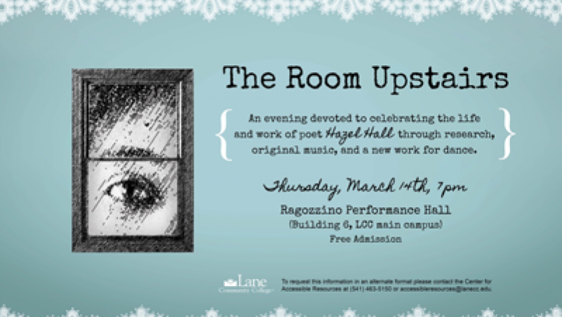 The Room Upstairs rescheduled event poster