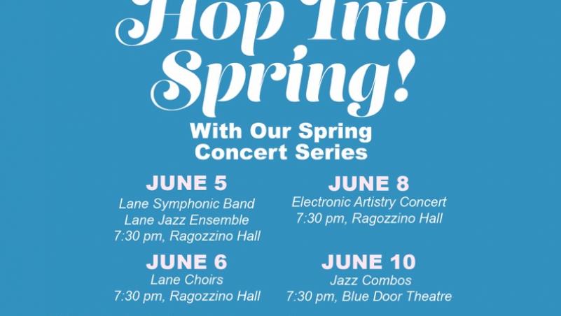 Spring Concert flyer. Text found in body.