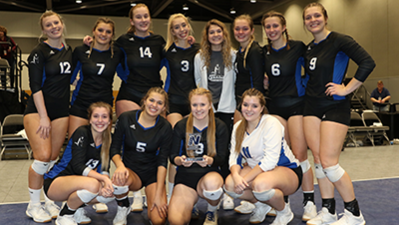 2019 Women's Volleyball team photo of 2019 Women's Volleyball team
