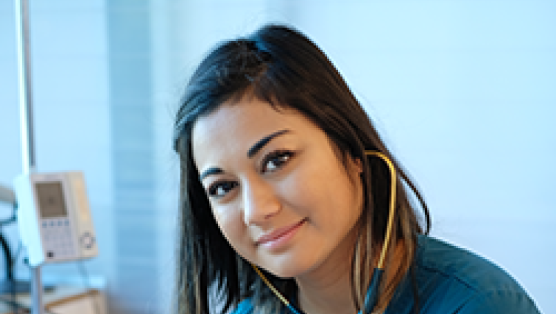 LCC nursing student Kala Clarence