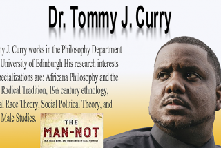 Black male studies scholar Dr. Tommy J. Curry