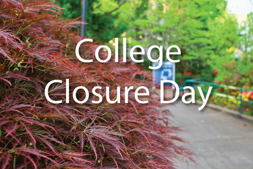 LCC college closure day news release image bushes