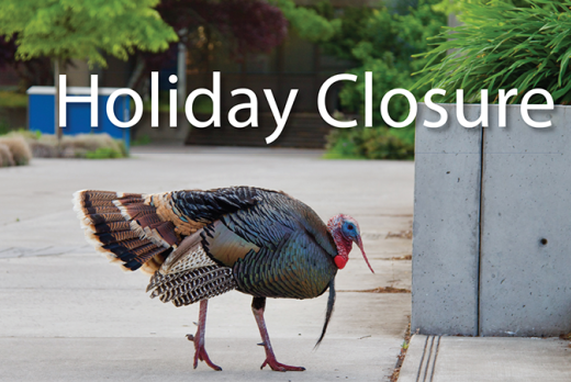 LCC holiday closure news release image turkey