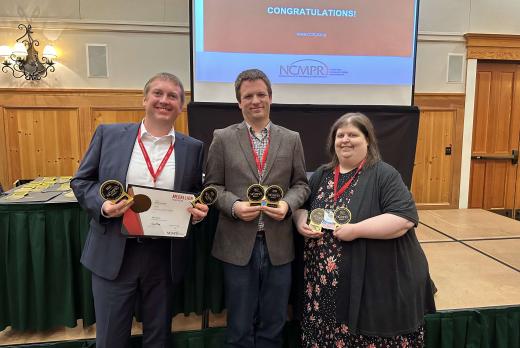 2022-10-19 NCMPR Awards - Brett Rowlett, Kyle Schmidt, Rebecca Long