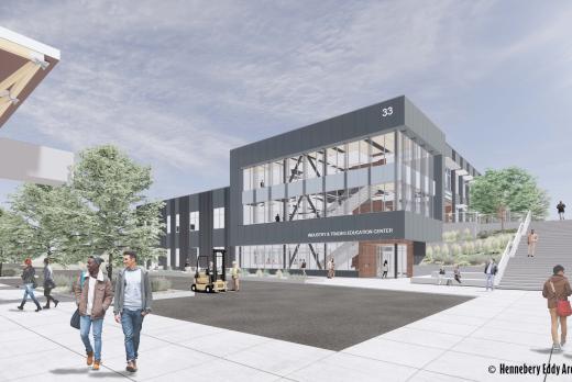 Rendering of Industry and Trades Education Center