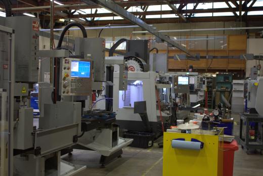 CNC lab with new machines