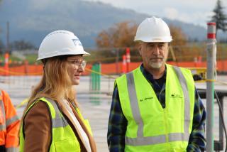 Oregon Labor Commissioner Christina Stephenson receives update on construction of LCC's ITEC