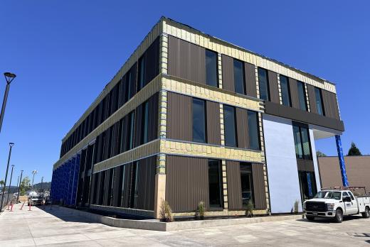 Construction of LCC's new Health Professions Building nears completion
