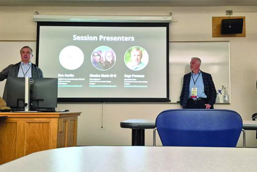 A conference session at NW E Learn at Lane Community College