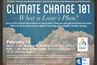 Climate Change event poster