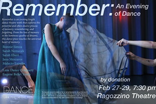 Lane Dance Company Remember Dance poster