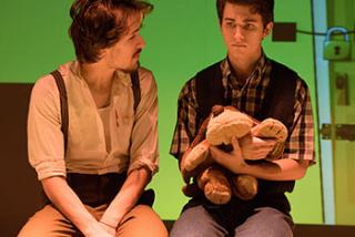 image of LCC student actors Taylor Freeman and Cash McAlister