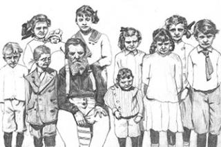 image of large family