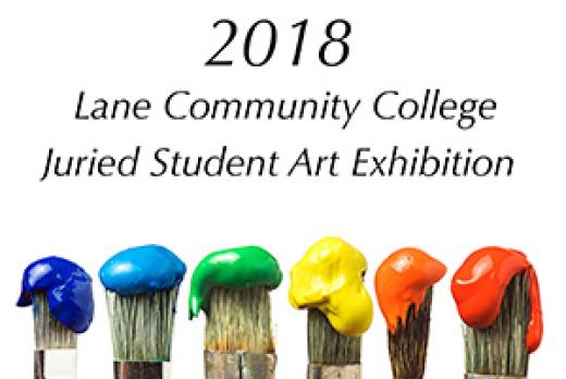 image of poster with colorful paint brushes lined up