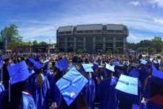 LCC commencement main campus 2017 photo by André Casey